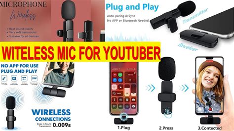 Best Wireless Mic For Youtuber Clip On Microphone Youtube