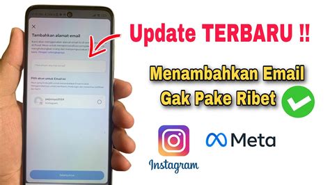 Cara Menambahkan Email Di Instagram Meta YouTube