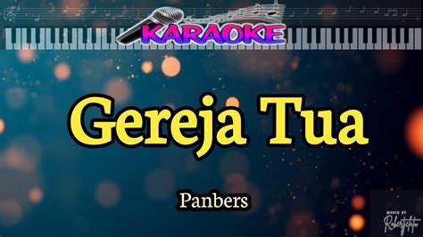 Karaoke Gereja Tua Panbers Nada Pria Youtube