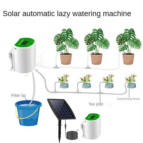 Solar Bew Sserung Tropf Bew Sserung Kit System Auto Selbst Bew Sserungs