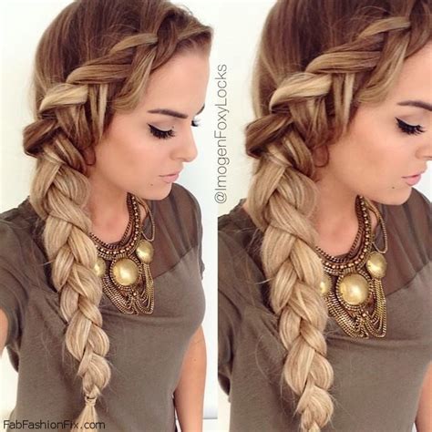 Dutch Braid Hairstyle Tutorial Fab Fashion Fix