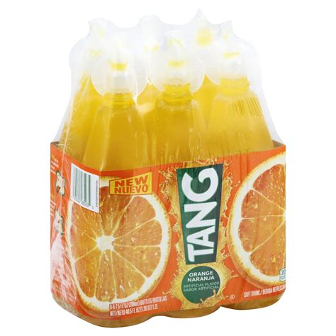 Tang Orange Soft Drink 6 75 Oz Bottles Shop Juice At H E B