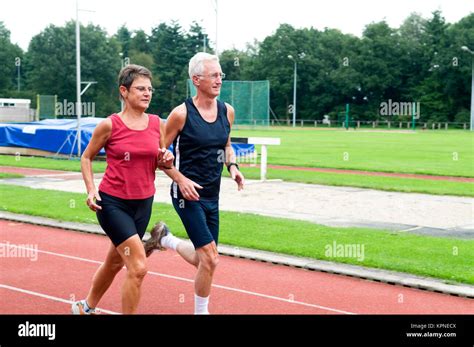 Running Older Male Athlete Hi Res Stock Photography And Images Alamy