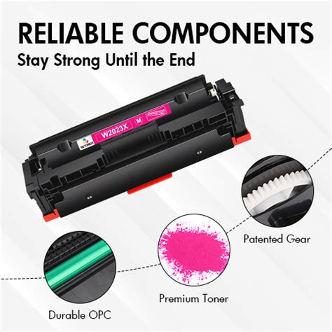 W2023X Compatible HP 414X Magenta Toner Cartridge With Chip