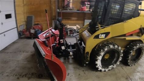 Start To Finish Skid Steer Wboss V Plow Youtube