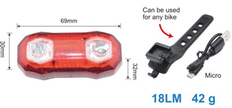 Blinking Road Cycling Lights Mah Battery Ultra Brightness