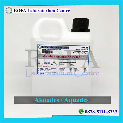 Jual Akuades Aquades Air Murni H2o 1000 Ml Indonesiashopee Indonesia