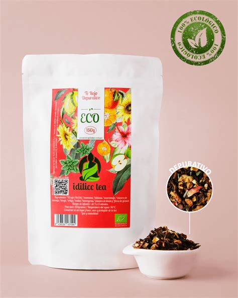 TÉ ROJO DEPURATIVO ECO GRANEL 150 GR Idilicc Tea