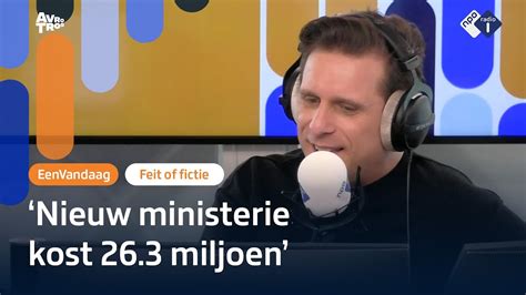 Feit Of Fictie Het Cre Ren Van Een Nieuw Ministerie Hoeveel Kost Dat