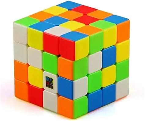 4x4x4 Moyu Meilong Cubo Básico Velocidad Tipo Rubik Color De La