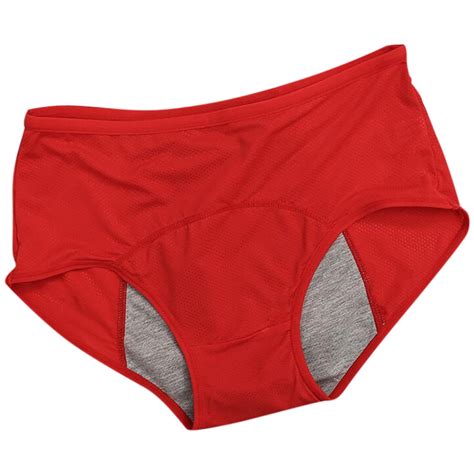 Period Panties For Women Leak Proof Period Underwear Mid Waist Cotton