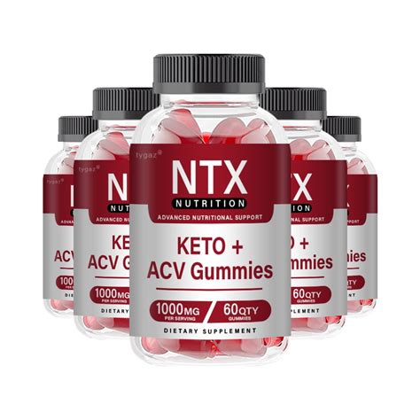 5 Pack Ntx Gummies Ntx Nutrition Advanced Nutritional Support Keto