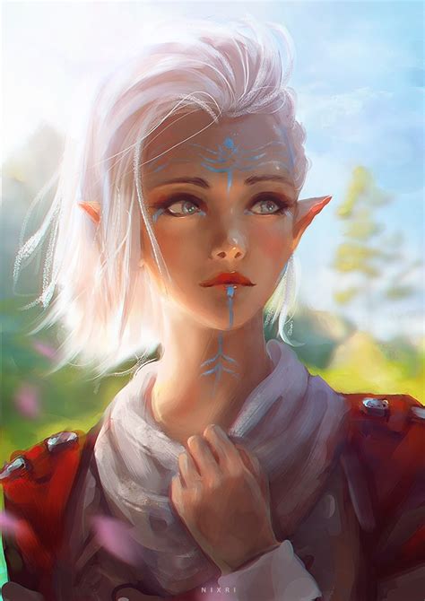 Elf Portrait Me Digital 2019 Elves Fantasy Elf Art Character Portraits