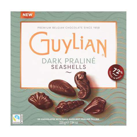 Guylian Dark Praline Seashells 20 Chocolates 225g Korat Chef