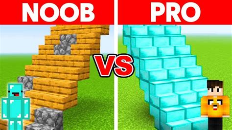 Minecraft Noob Vs Pro Longest Staircase Challenge Youtube