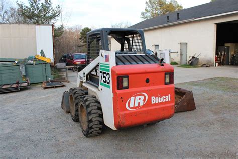 Bobcat 753 Diesel Skid Steer 1505hrs Kubota V2203 Eu1 Diesel Engine