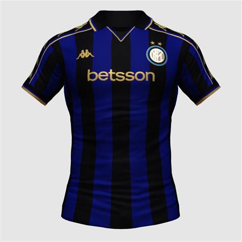 Internazionale Milano X Kappa Home Kit Concept FIFA 23 Kit Creator