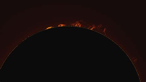 Another Solar Prominence In H Alpha R Astrophotography