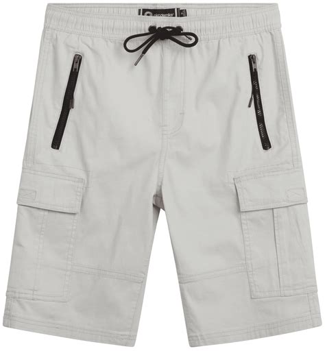 Akademiks Men S Cargo Shorts Comfort Stretch Ripstop Cargo Shorts With Zipper Pockets Size M