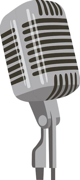 Vintage Radio Microphone Clip Art