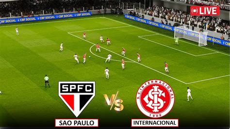 Ao Vivo Internacional X S O Paulo I Efootball Pes Gameplayay