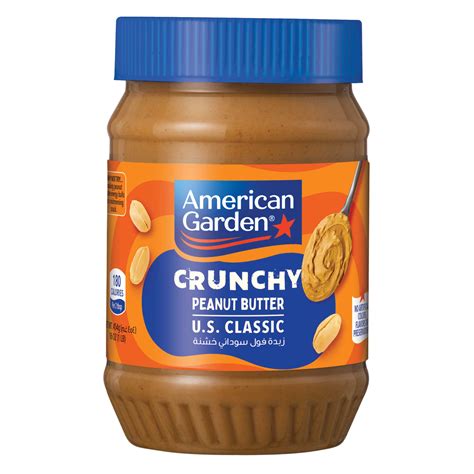 Natural Peanut Butter Crunchy American Garden