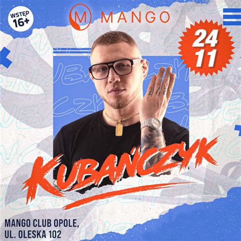 Bilety Na Koncert Kuba Czyk I Mango Opole Nowa Data Opole