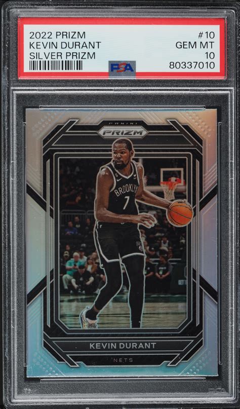 Kevin Durant 2022 Prizm 10 Silver Price Guide Sports Card Investor