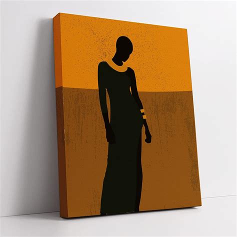 Amazon Black Woman Wall Art Canvas Poster Decorative With Frame