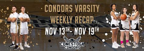 Condors Varsity Weekly Recap Nov 13th - 19th - Conestoga College