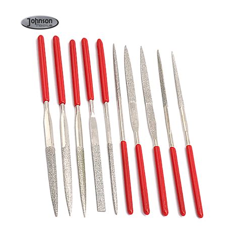 10pcs Needle File Set Diamond Coated Needle File Electroplated Diamond