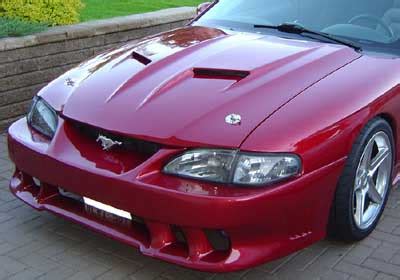 Mustang Ram Air Hood Cervini S Auto Designs Off