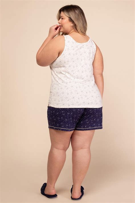 Short Doll Feminino Sleep Plus Size Pijamas Dos Sonhos