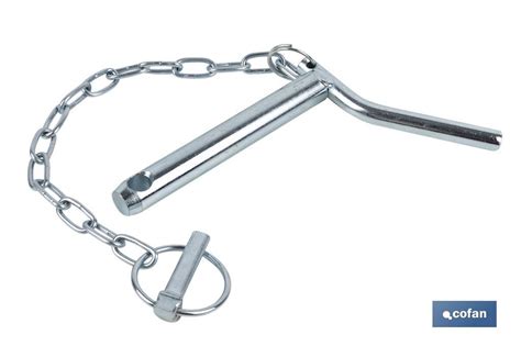 Bent Handle Hitch Pin With Chain Fastener For Agricultural Machinery