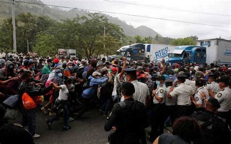 Pese A Represi N Avanza Caravana Migrante A M Xico El Sol De Tijuana