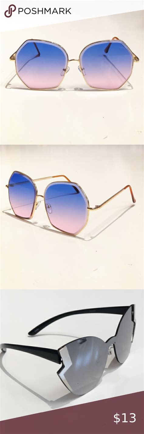 New Kaylee Blue Pink Gradient Sunglass Kaylee Blue Pink Gradient