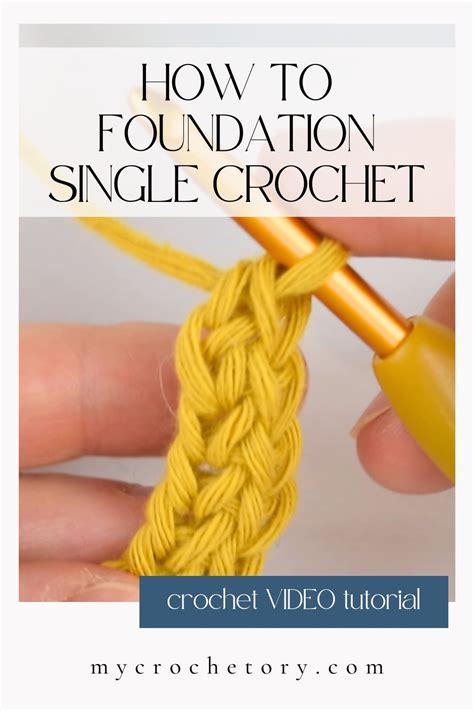 How To Foundation Single Crochet Fsc Artofit