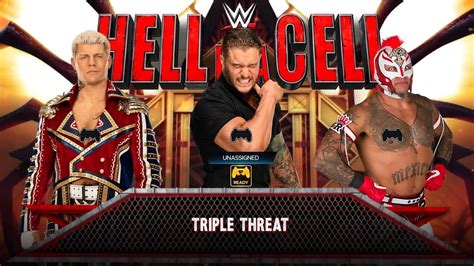 Wwe K Triple Threat Hell In A Cell Match K Youtube