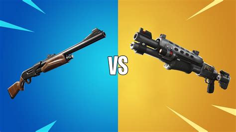 Blue Pump Shotgun VS Legendary Tactical Shotgun YouTube