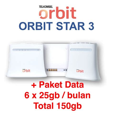 Jual Telkomsel Orbit Star 3 ZTE MF283U Modem Wifi Home Router Shopee