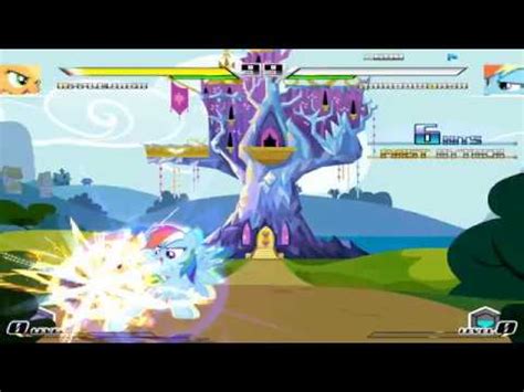 Mlp Fighting Is Magic Apple Jack Vs Rainbow Dash YouTube