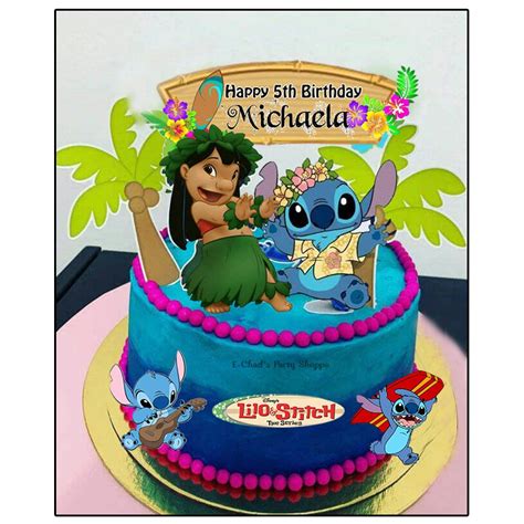 Lilo And Stitch Cake Topper Set Shopee Philippines