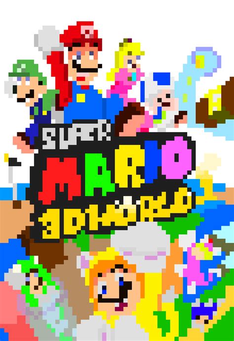 Pixilart Super Mario 3d World By Colinmorganar