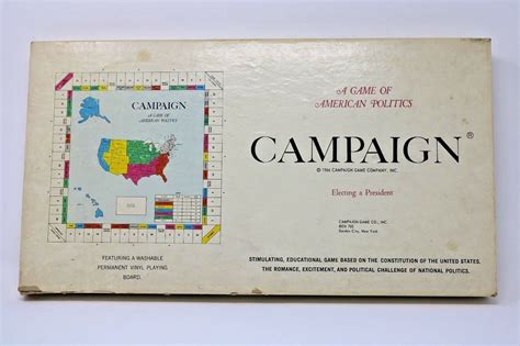 1966 Campaign A Game Of American Politics Board Game Clean Complete Htf