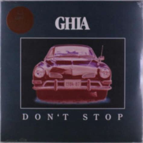 Ghia Dont Stop Limited Edition Lp Jpc