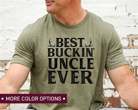 Best Buckin Uncle Ever Shirt Deer Hunting Uncle Shirt Fathers Day