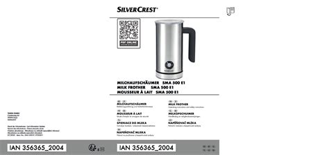 Handleiding Silvercrest IAN 356365 SMA 500 E1 Pagina 1 Van 154