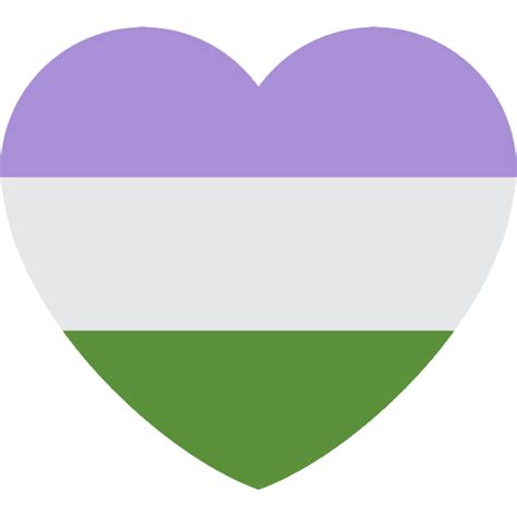 Genderqueer Pride Heart Discord Emoji