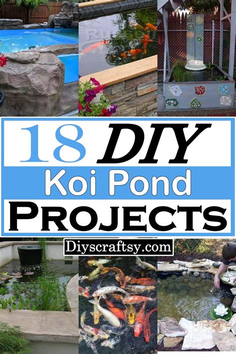 Diy Koi Pond Projects For Home Diyscraftsy