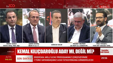 tv100 ün Taksim Meydanı programı konuklarından Hacı Yakışıklı dan